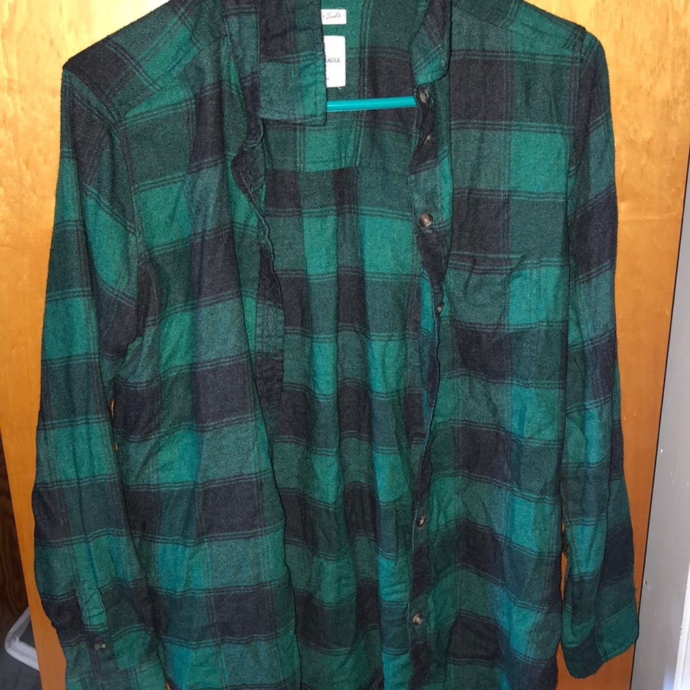 American Eagle, small, green and black
